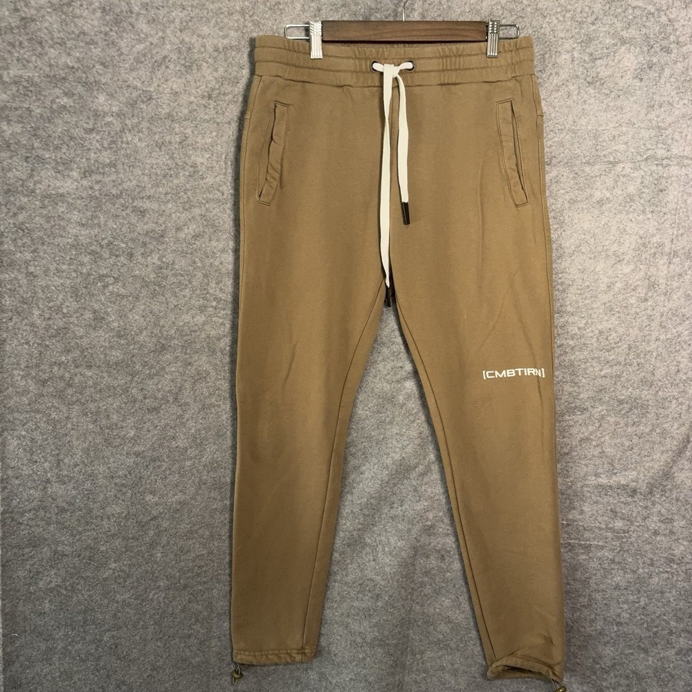 CMBT Combat Iron Apparel Co. Training Joggers Mens Sz M Coyote Brown Adj Length